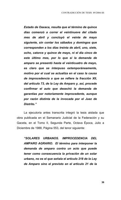 “CONTRADICCIÓN DE TESIS DE TRIBUNALES COLEGIADOS DE ...