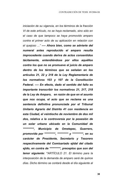 “CONTRADICCIÓN DE TESIS DE TRIBUNALES COLEGIADOS DE ...