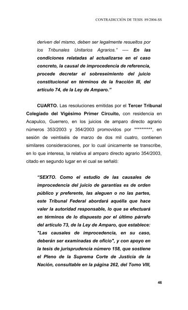 “CONTRADICCIÓN DE TESIS DE TRIBUNALES COLEGIADOS DE ...