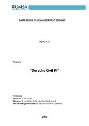 “Derecho Civil IV” - Mi UMSA