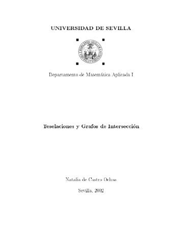 Teselaciones y grafos de intersección - Departamento Matemática ...