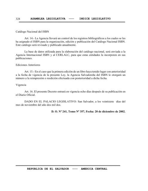 Anuario Legislativo 02-03 - Asamblea Legislativa