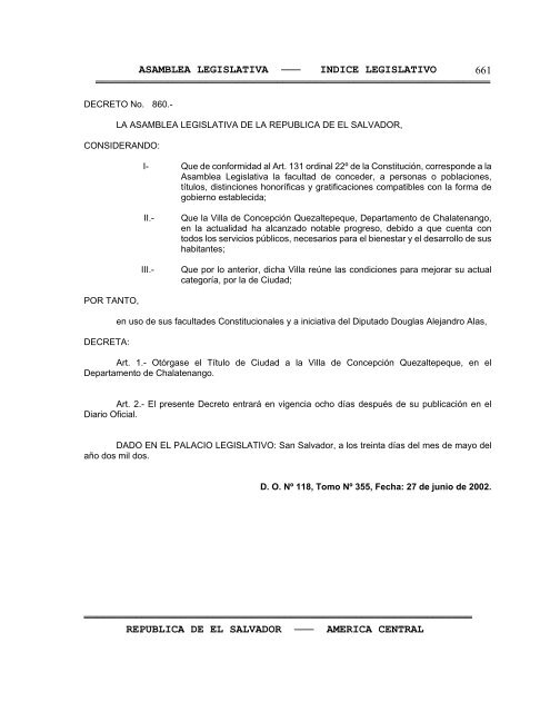 Anuario Legislativo 02-03 - Asamblea Legislativa