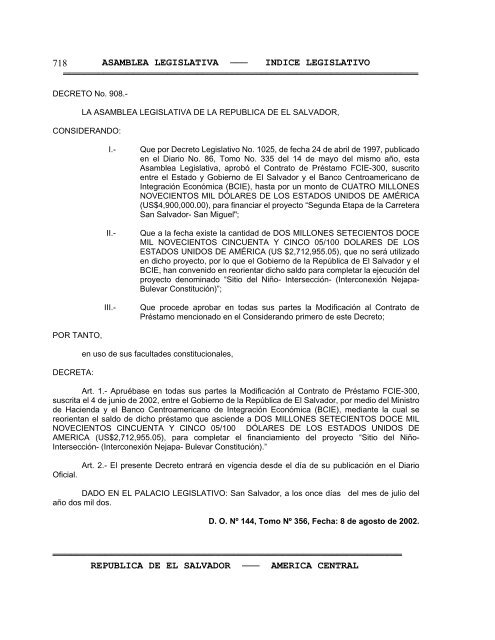 Anuario Legislativo 02-03 - Asamblea Legislativa