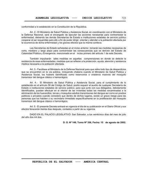 Anuario Legislativo 02-03 - Asamblea Legislativa