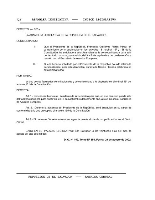 Anuario Legislativo 02-03 - Asamblea Legislativa