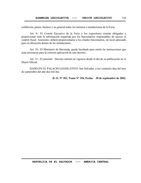 Anuario Legislativo 02-03 - Asamblea Legislativa