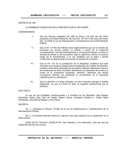 Anuario Legislativo 02-03 - Asamblea Legislativa