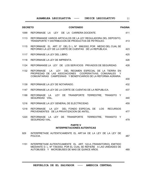 Anuario Legislativo 02-03 - Asamblea Legislativa