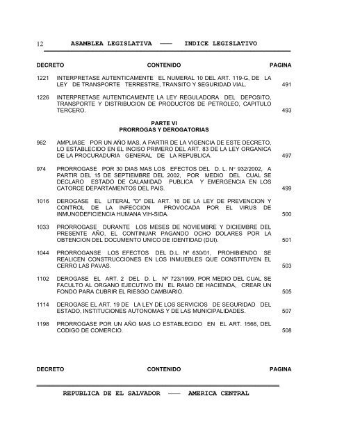 Anuario Legislativo 02-03 - Asamblea Legislativa