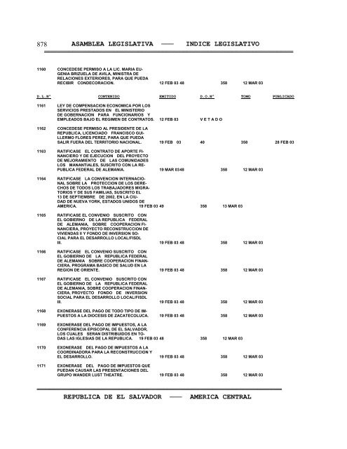 Anuario Legislativo 02-03 - Asamblea Legislativa