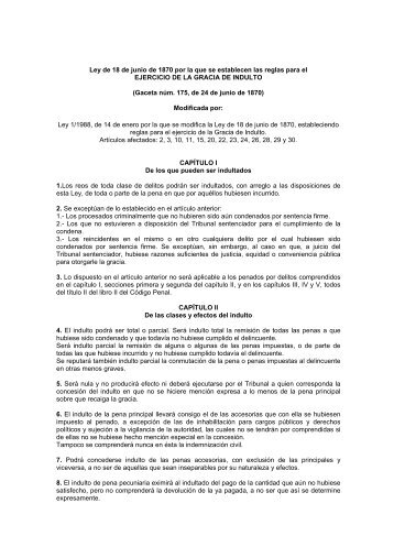 Ley 18 de junio de 1870 - Jueces para la Democracia