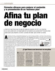 business plan - Emprendedores