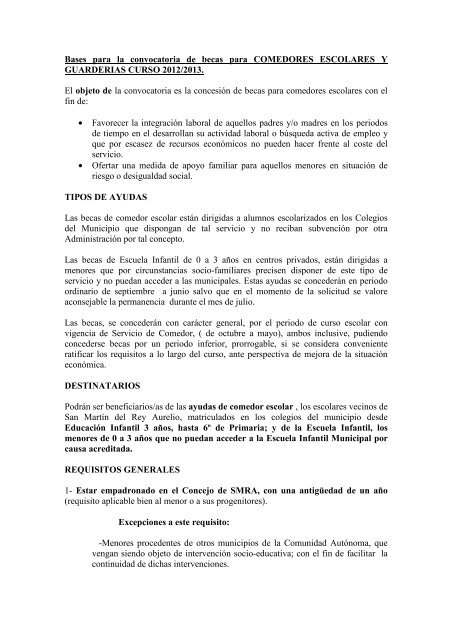 120917Convocatoria becas Comedores.pdf - San Martín del Rey ...
