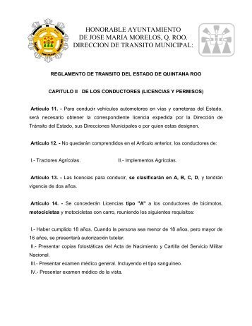 TRAMITES Y SERVICIOS DE TRANSITO MUNICIPAL.pdf - H ...