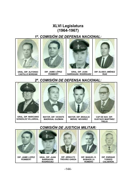 XLVI Legislatura (1964-1967) - Cámara de Diputados