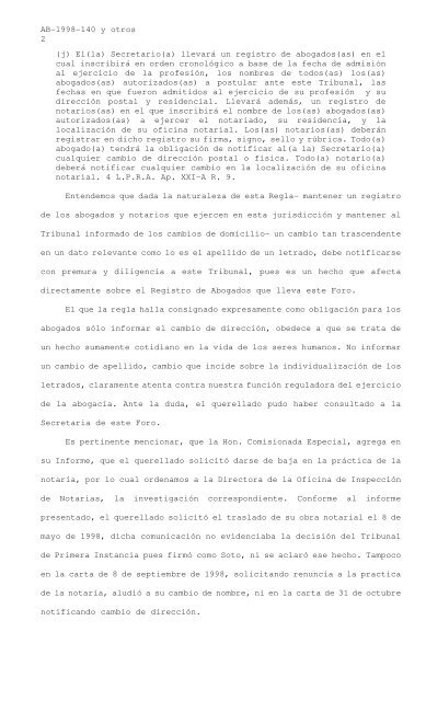 2001 TSPR 166 - Rama Judicial de Puerto Rico