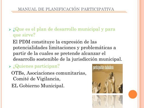 participativa municipal