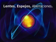 Lentes, Espejos, Aberraciones. - Departamento de Física y Astronomía