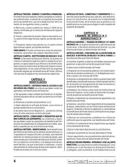 Decreto 922 de 2001 - Secretaría de Educación de Bogotá