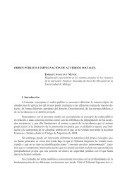 Orden público e impugnación de acuerdos sociales. Nº 54 páx. 13