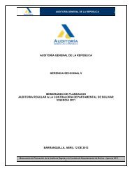 Contraloría Departamental de Bolívar - Auditoría General de la ...