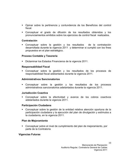 Contraloría Departamental de Caldas - Auditoría General de la ...