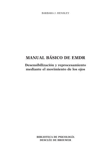 Manual básico de EMDR TX.indd - Desclée De Brouwer