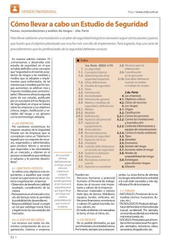 Leer Nota (Formato .PDF) - Revista Negocios de Seguridad