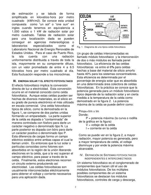 Sistemas Fotovoltaicos Interconectados a la Red Eléctrica