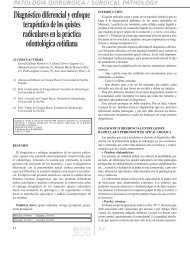 Diagnóstico diferencial y enfoque terapéutico de los ... - Medicina Oral