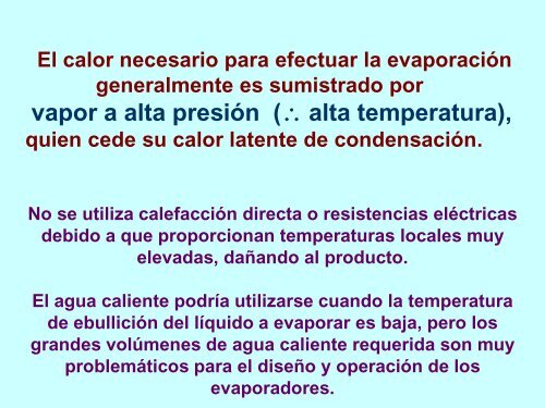 EVAPORACIÓN DE ALIMENTOS