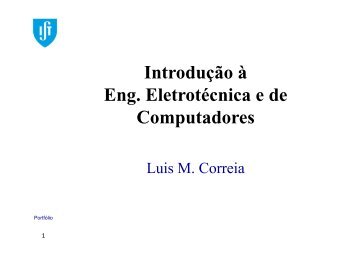 Introdução à Eng. Eletrotécnica e de Computadores - Universidade ...