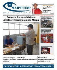 Conozca los candidatos a Alcalde y Concejales por ... - El Maipucino