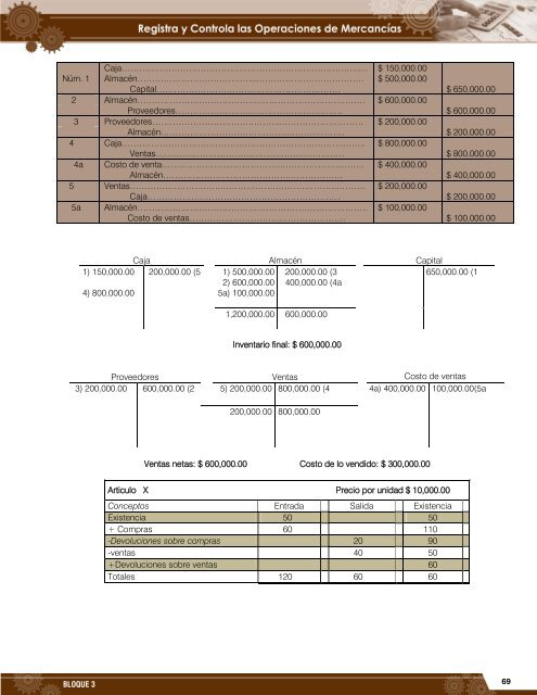 Registra y Controla Operaciones de Mercancías