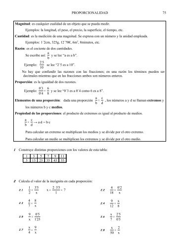 7 proporcionalidad