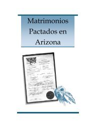 Matrimonios Pactados en Arizona ¿Qué es un Matrimonio Pactado?