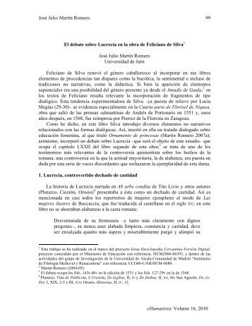 José Julio Martín Romero eHumanista: Volume 16, 2010 99 El ...