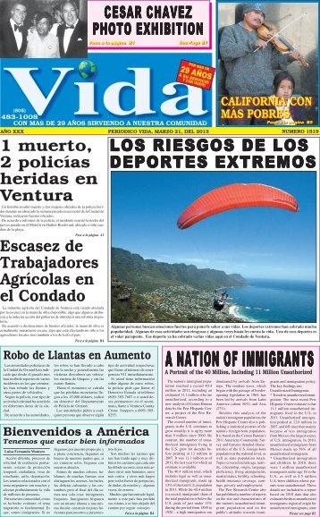 A NATION OF IMMIGRANTS A NATION OF ... - Vida Newspaper