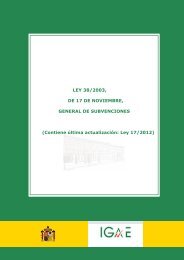 Ley 38/2003, de 17 de noviembre, General de Subvenciones