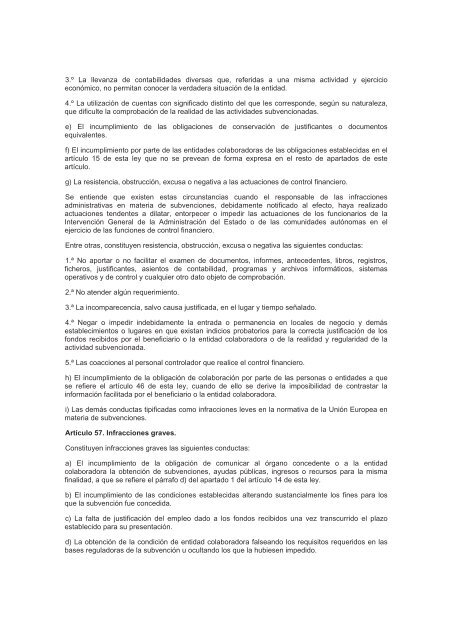 Ley 38/2003, de 17 de noviembre, General de Subvenciones