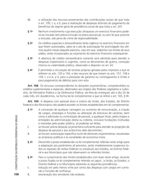 CONSTITUIÇÃO DA REPúBLICA FEDERATIVA ... - Imprensa Oficial