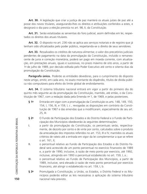 CONSTITUIÇÃO DA REPúBLICA FEDERATIVA ... - Imprensa Oficial