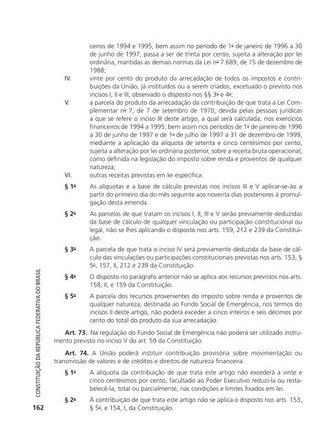 CONSTITUIÇÃO DA REPúBLICA FEDERATIVA ... - Imprensa Oficial