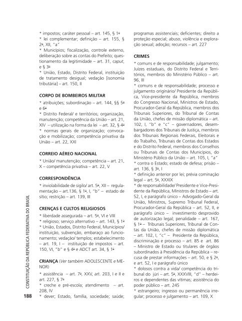 CONSTITUIÇÃO DA REPúBLICA FEDERATIVA ... - Imprensa Oficial