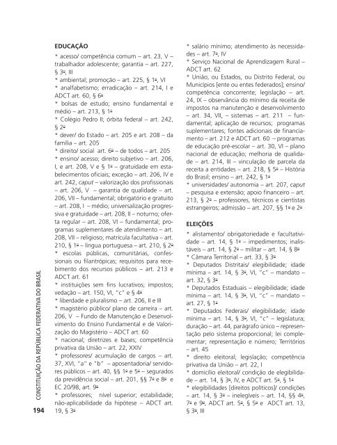 CONSTITUIÇÃO DA REPúBLICA FEDERATIVA ... - Imprensa Oficial
