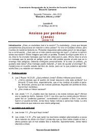 Ansioso por perdonar (Jonás) - recursos escuela sabática