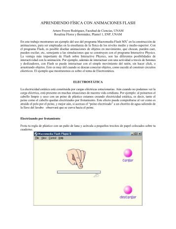 aprendiendo física con animaciones flash - Biblioteca Digital ...