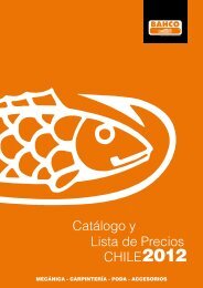 Catálogo y Lista de Precios CHILE2012