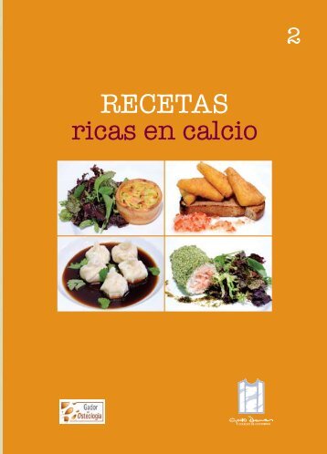 Recetas Ricas en Calcio Nº 2 - Gador SA